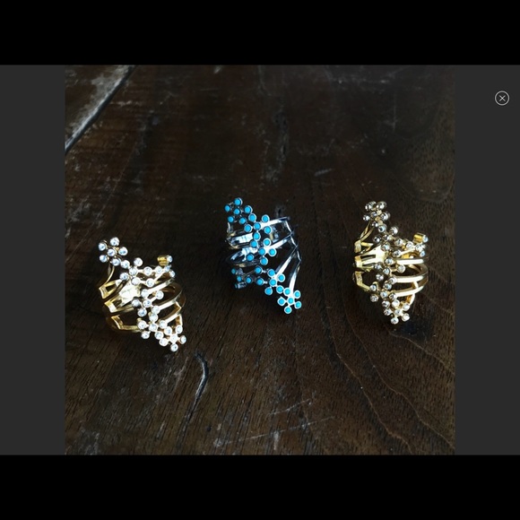 SOLD! More to come! Wisteria Ring with Swarovski Crystals - Picture 6 of 6